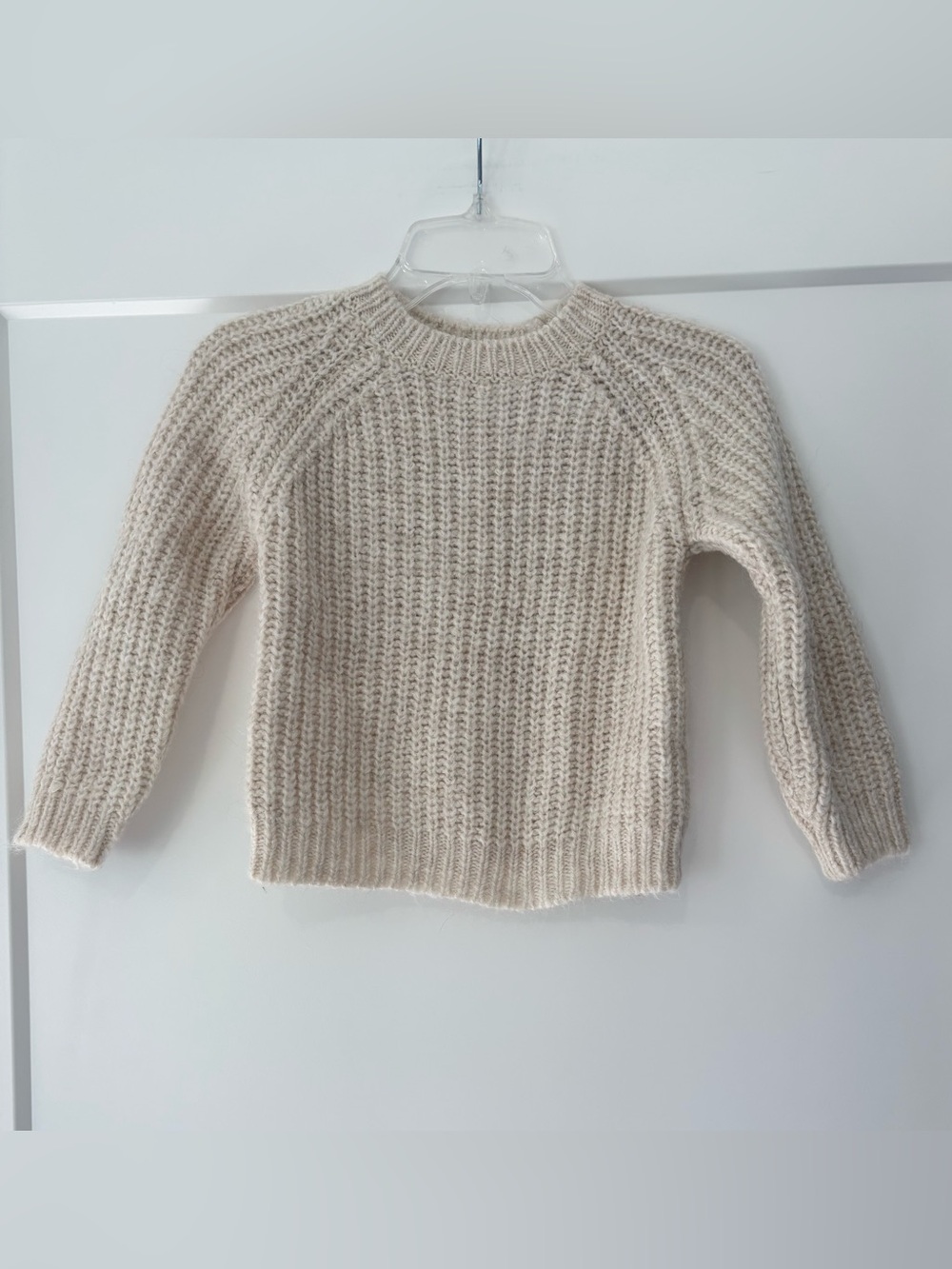 ZARA Cream Knit Sweater 2/3 yr